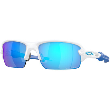OAKLEY FLAK XS Kids Sunglasses Mat White Prizm Sapphire 0OJ9005-900516 0